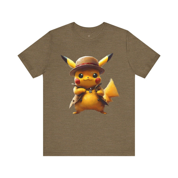 Pokemon Adventurer T Shirt | Heather Olive