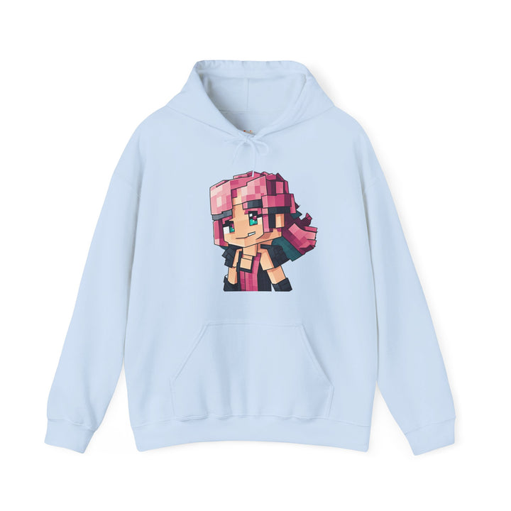 Minecraft Pixel Rebel Hoodie | Light Blue