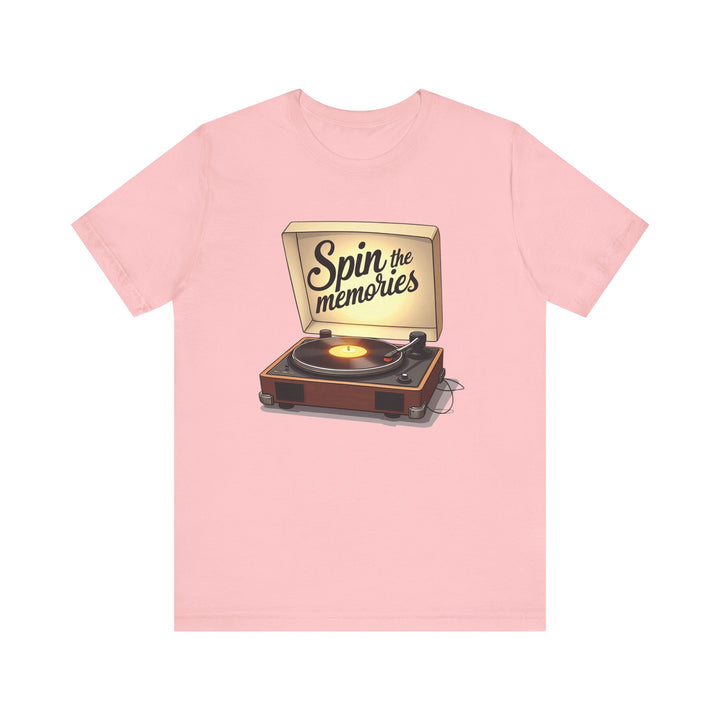 Classic Spin The Memories T Shirt | Pink