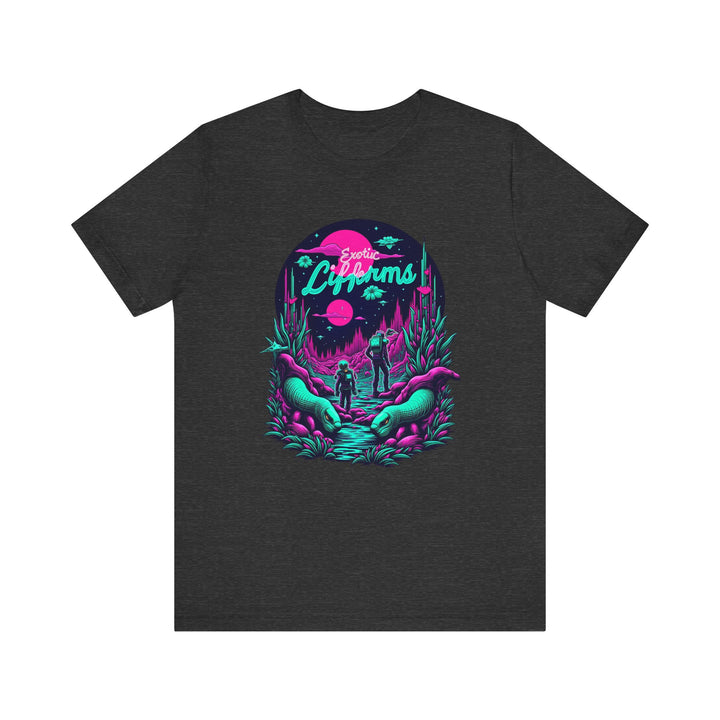 Star Trek Exotic Lifeforms T Shirt | Dark Grey Heather Twill Tees