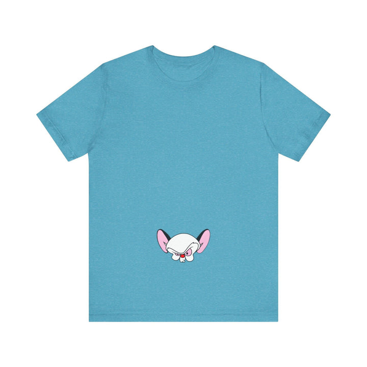 Disney Evil Genius Brain T Shirt | Heather Aqua