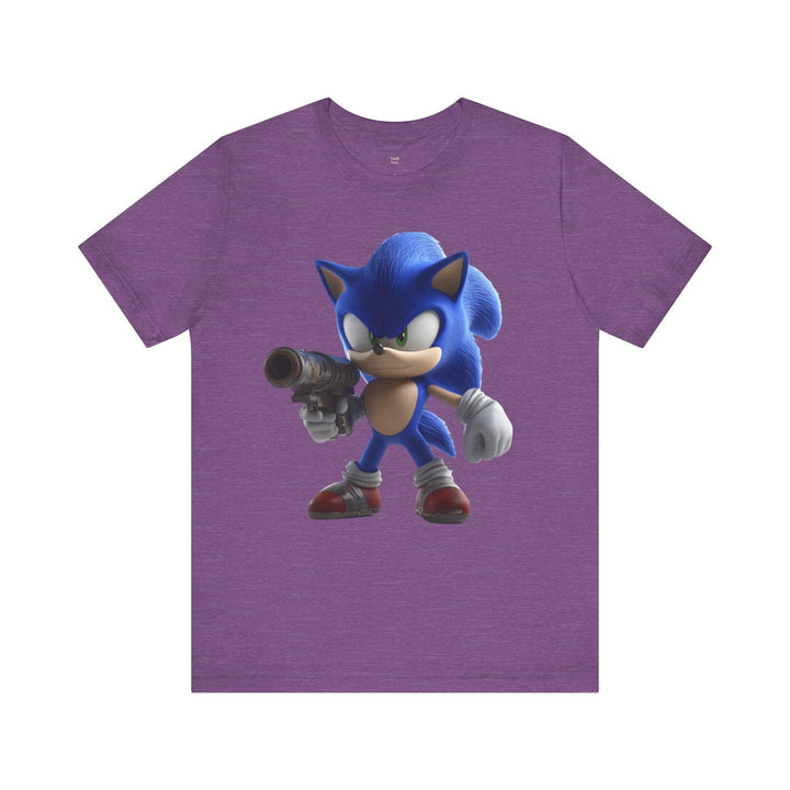 Sonic Blaster Sonic Action T Shirt | Heather Team Purple