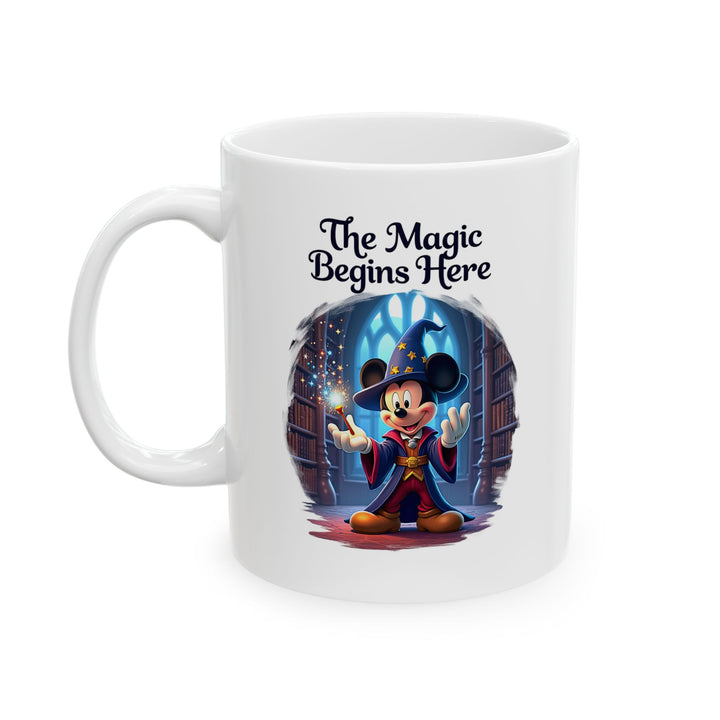 Disney Magic Begins Here Mug | 11oz