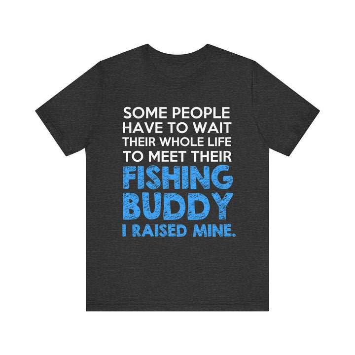 Fishing Buddy T Shirt | Dark Grey Heather