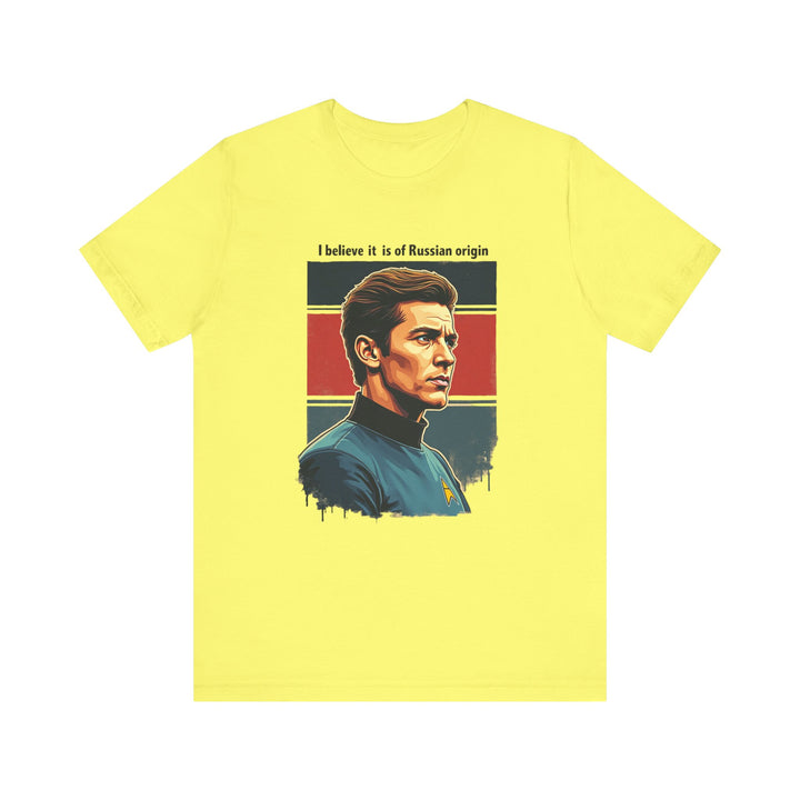 Star Trek Believe High T Shirt | Yellow Twill Tees