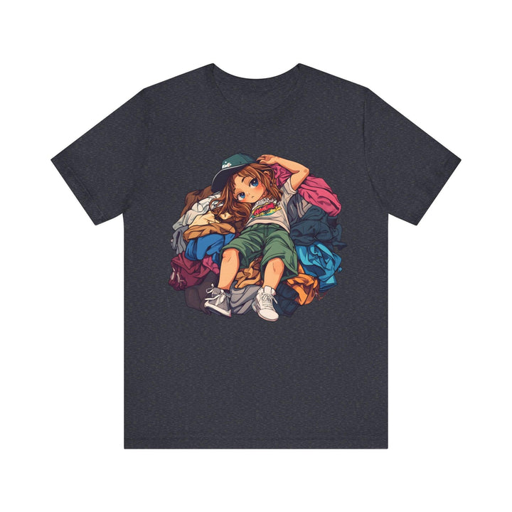 Rapper Chill Vibes Kid T Shirt | Heather Navy