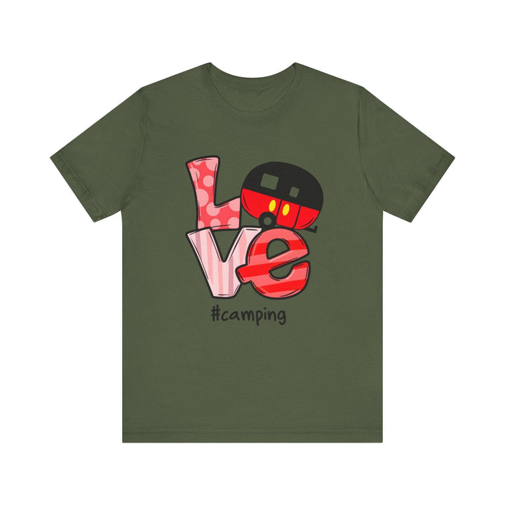 Summer Camp Love T Shirt | Military Green