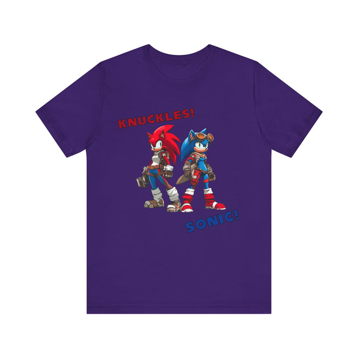Sonic And Red Partner T Shirt | Team Purple