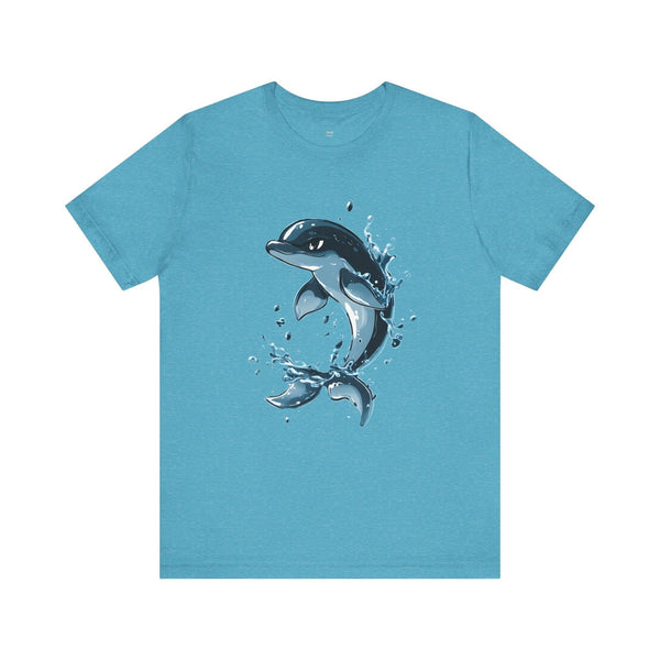 Pokemon Splash Dolphin Warrior T Shirt | Heather Aqua