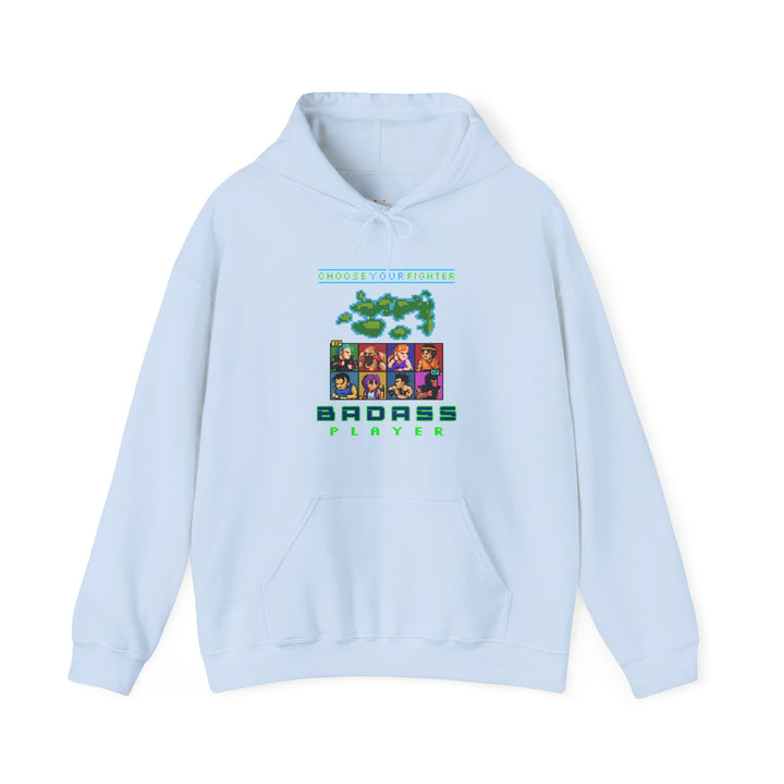 Minecraft Badass Player Hoodie | Light Blue