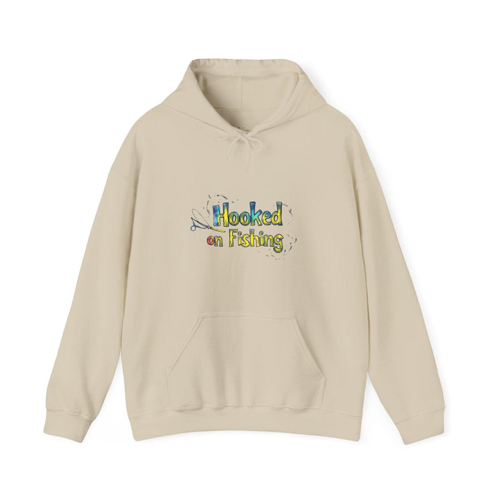 Fishing on Hooked Hoodie | Sand