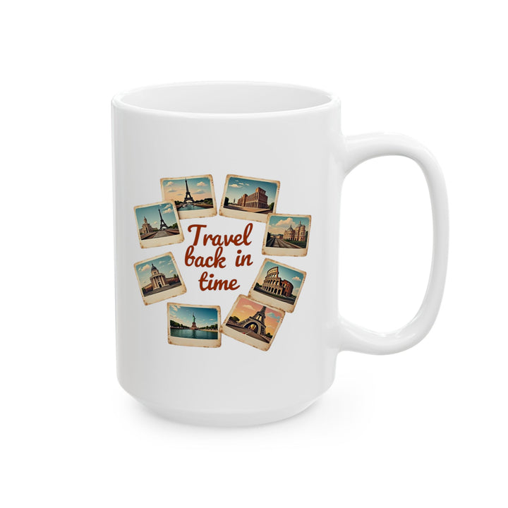Retro Travel Back in Time Mug |
