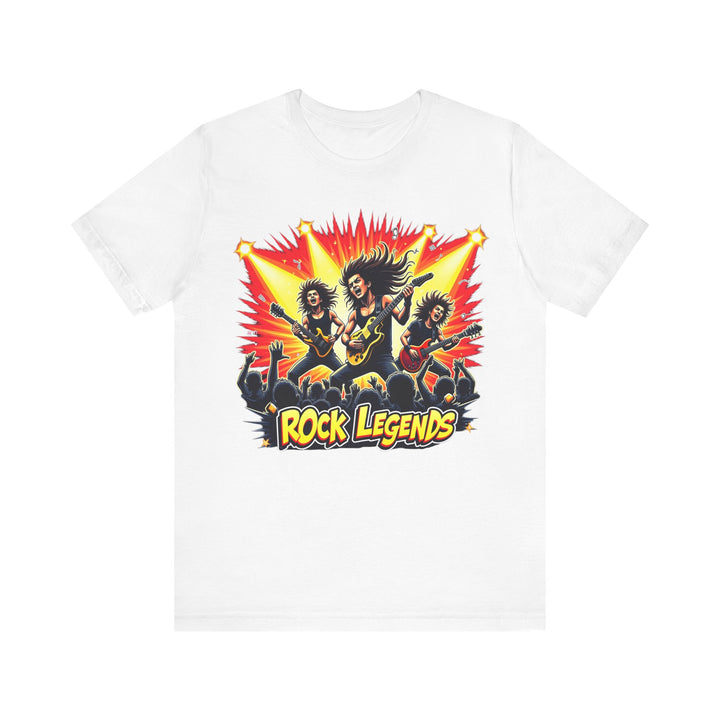 80s Rock Legends Live T Shirt | White