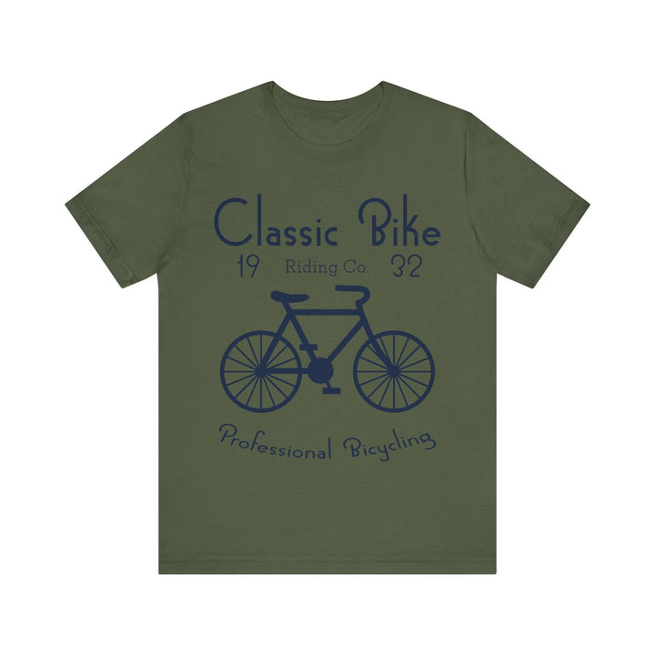 80s Vintage Ride Society T Shirt | Military Green