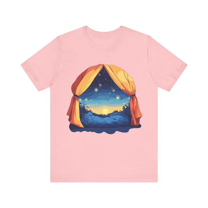 Summer Camp Starry Night T Shirt | Pink Twill Tees