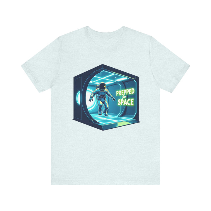 Nasa Astronaut Ready T Shirt | Heather Ice Blue