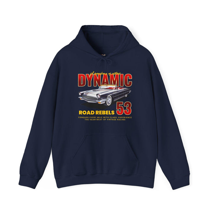 80s Dynamic Road Rebels 53 Hoodie | Navy