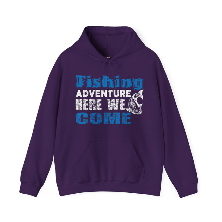 Fishing Adventure Journey Hoodie | Purple