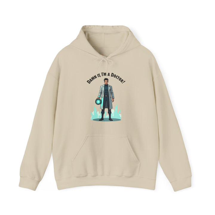 Star Trek Damn It I’m A Doctor Hoodie | Sand Twill Tees
