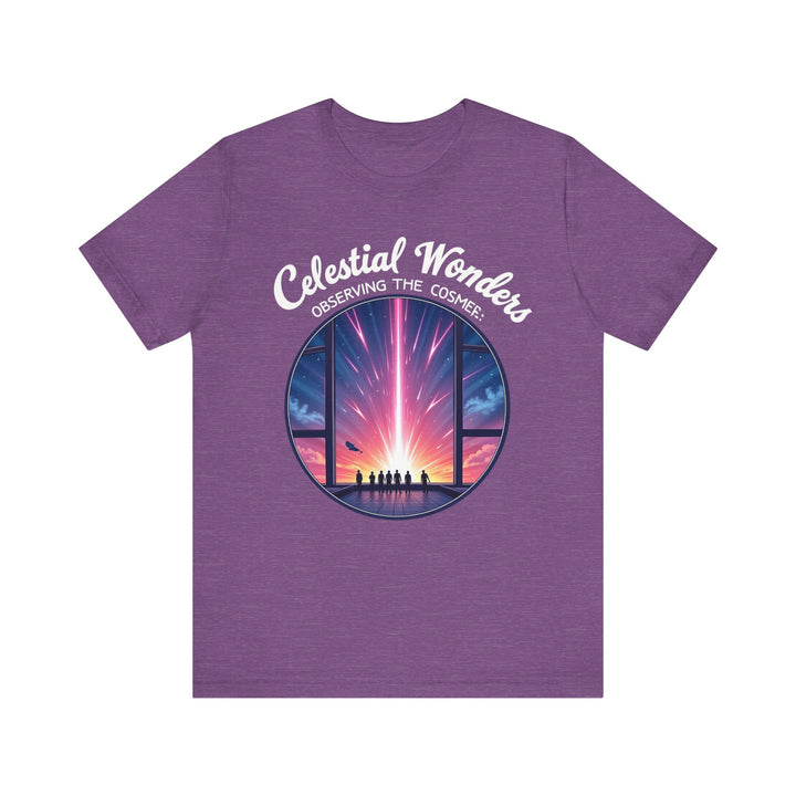 Star Trek Celestial Wonders T Shirt | Heather Team Purple