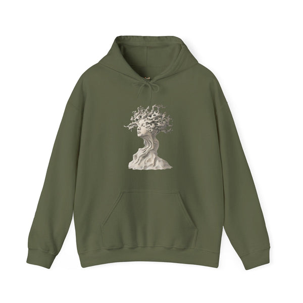 Flower Rooted in Nature Hoodie | Military Green