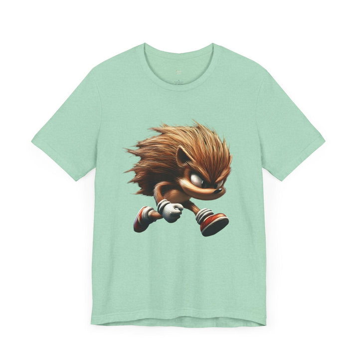 Sonic Fiery Hedgehog Speedster T Shirt | Heather Mint