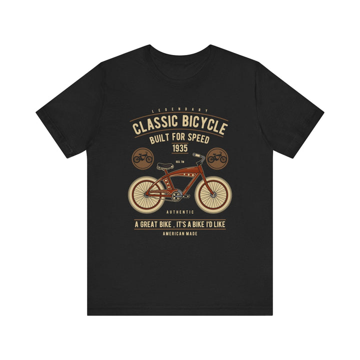 90s Classic Bicycle T Shirt | Black