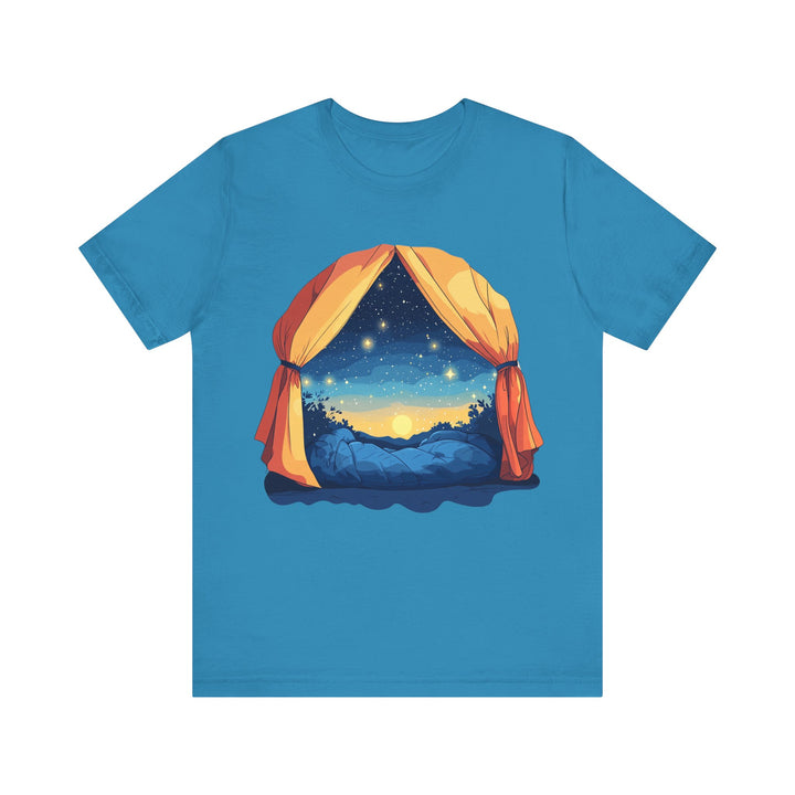 Summer Camp Starry Night T Shirt | Aqua Twill Tees