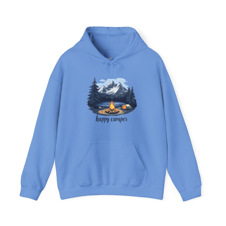 Summer Camp Happy Hoodie | Carolina Blue