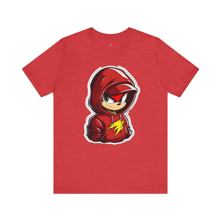 Sonic Street Rebel Knuckles T Shirt | Heather Red