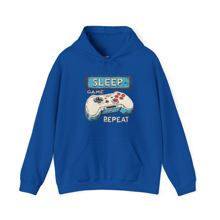 Retro Gaming Repeat Hoodie | Royal