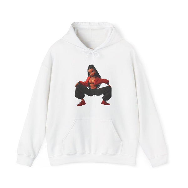 Hip Hop Street Diva Vibes Hoodie | White