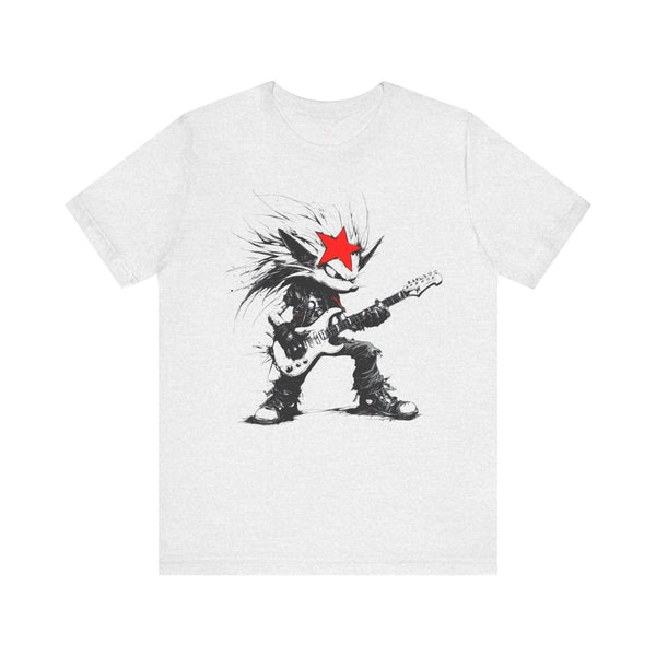 Sonic Rockstar Rebel Hedgehog T Shirt | Ash