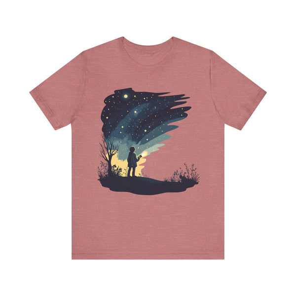 Summer Camp Stargazing Explorer T Shirt | Heather Mauve