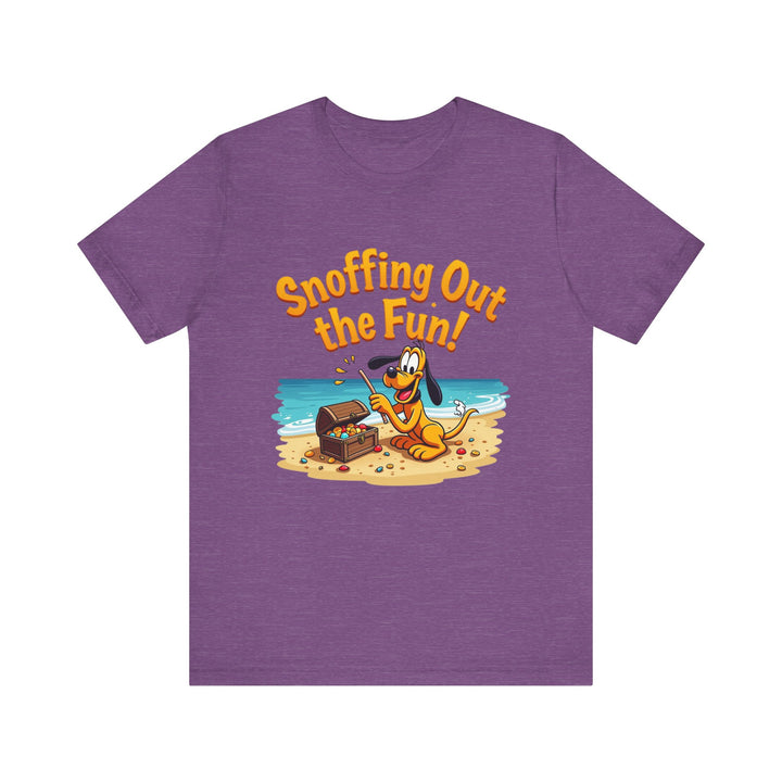 Disney Snoffing Out The Fun T Shirt | Heather Team Purple