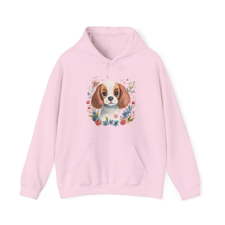 Flower Puppy Blossom Hoodie | Light Pink