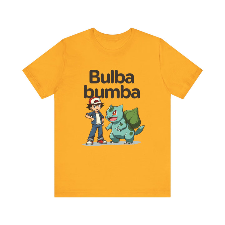 Pokemon Bulba Bumba T Shirt | Gold