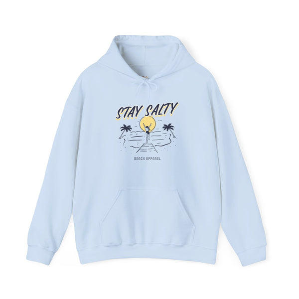 Beach Stay Salty Hoodie | Light Blue