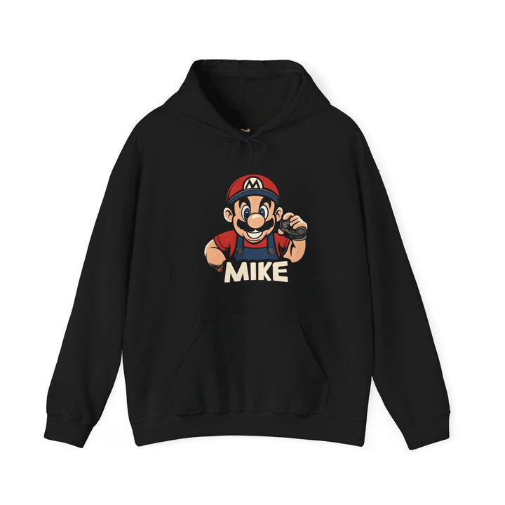 Mario Mike the Plumber Hoodie | Black