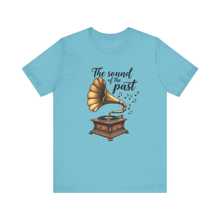 Classic The Sound Of The Past T Shirt | Turquoise Twill Tees