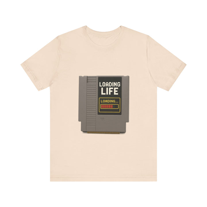 Retro Gaming Cartridge Gamer T-Shirt | Soft Cream Twill Tees