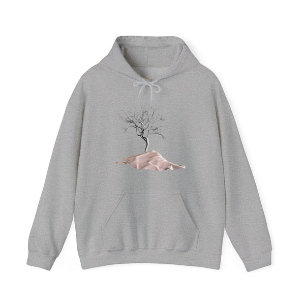 Flower Serene Roots Hoodie | Sport Grey