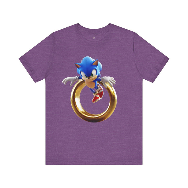 Sonic Ring Dash T Shirt | Heather Team Purple