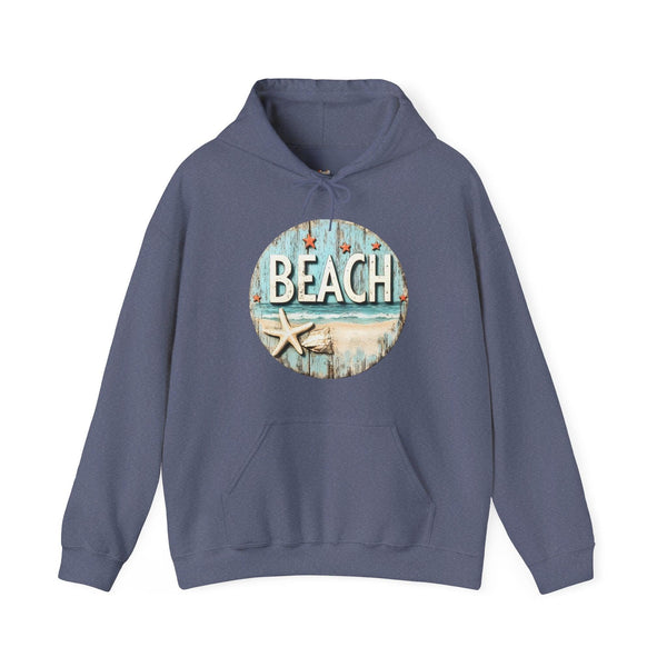 Beach Ocean Breeze Hoodie | Heather Navy