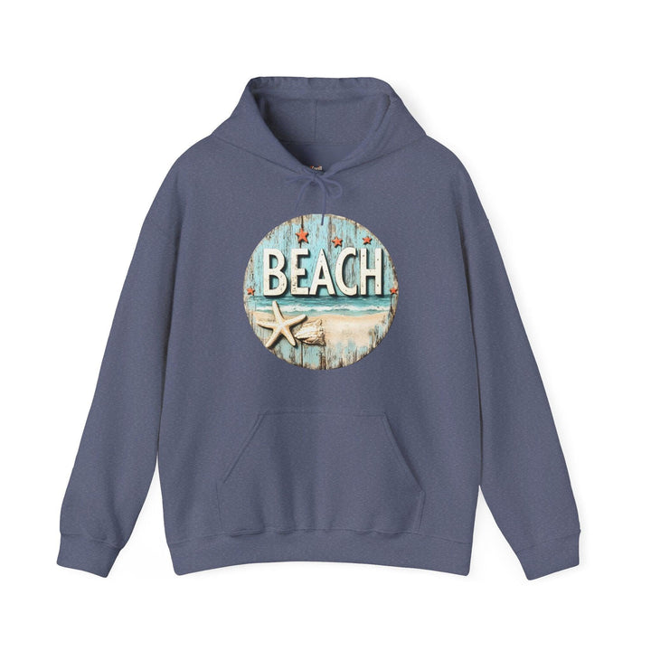 Beach Ocean Breeze Hoodie | Heather Navy