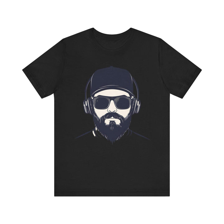 Rapper Bearded Beats T Shirt | Black