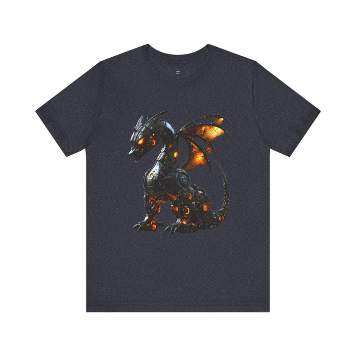 Pokemon Inferno Mecha Dragon T Shirt | Heather Navy