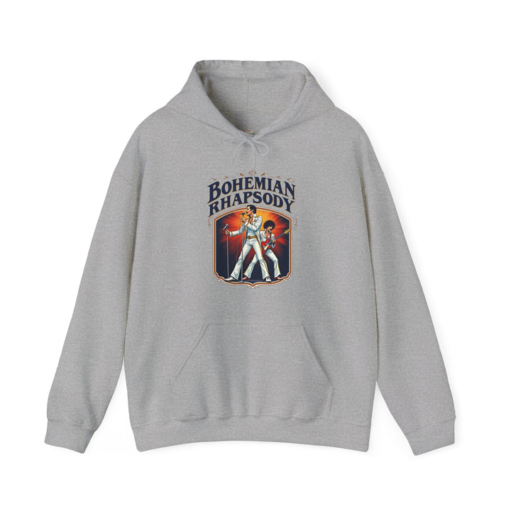 Band Bohemian Rhapsody Tribute Hoodie | Sport Grey Twill Tees