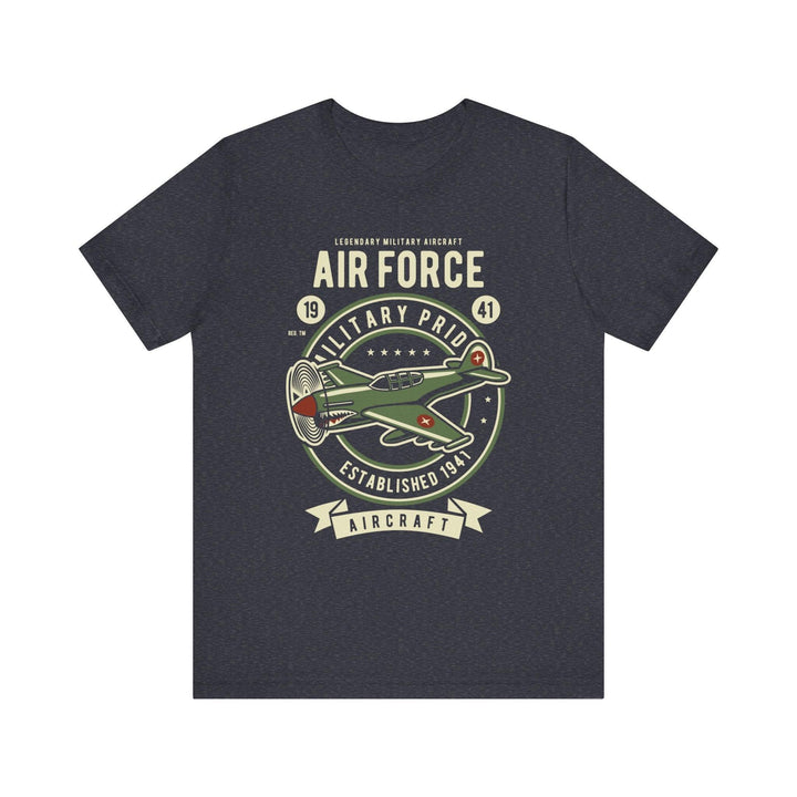 90s Air Force Pride T Shirt | Heather Navy