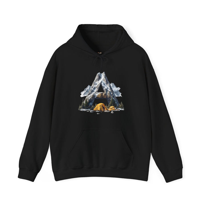 Hiking Mountain Adventure Hoodie | Black